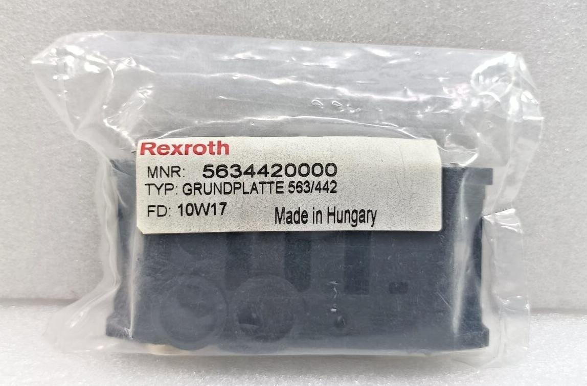 REXROTH 5634420000 GRUNDPLATTE 563/442 NEW FAST SHIPPING