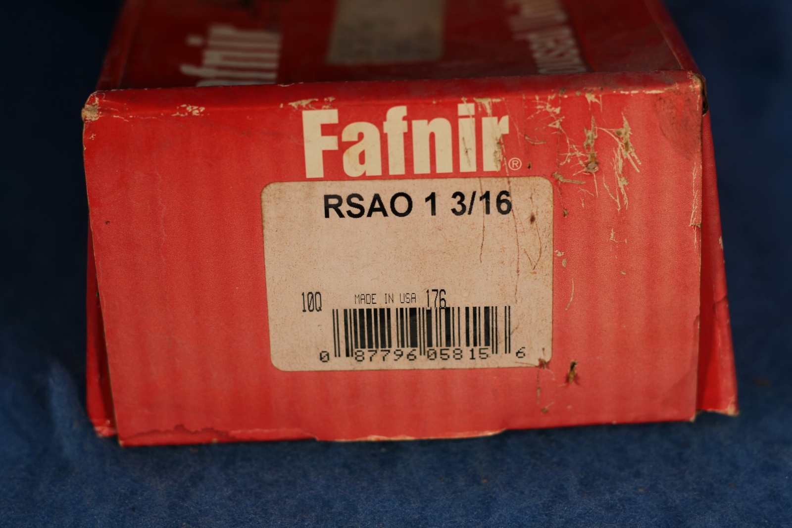 NEW Fafnir RSAO-1-3/16 Pillow Block Bearing 1 YEAR WARRANTY