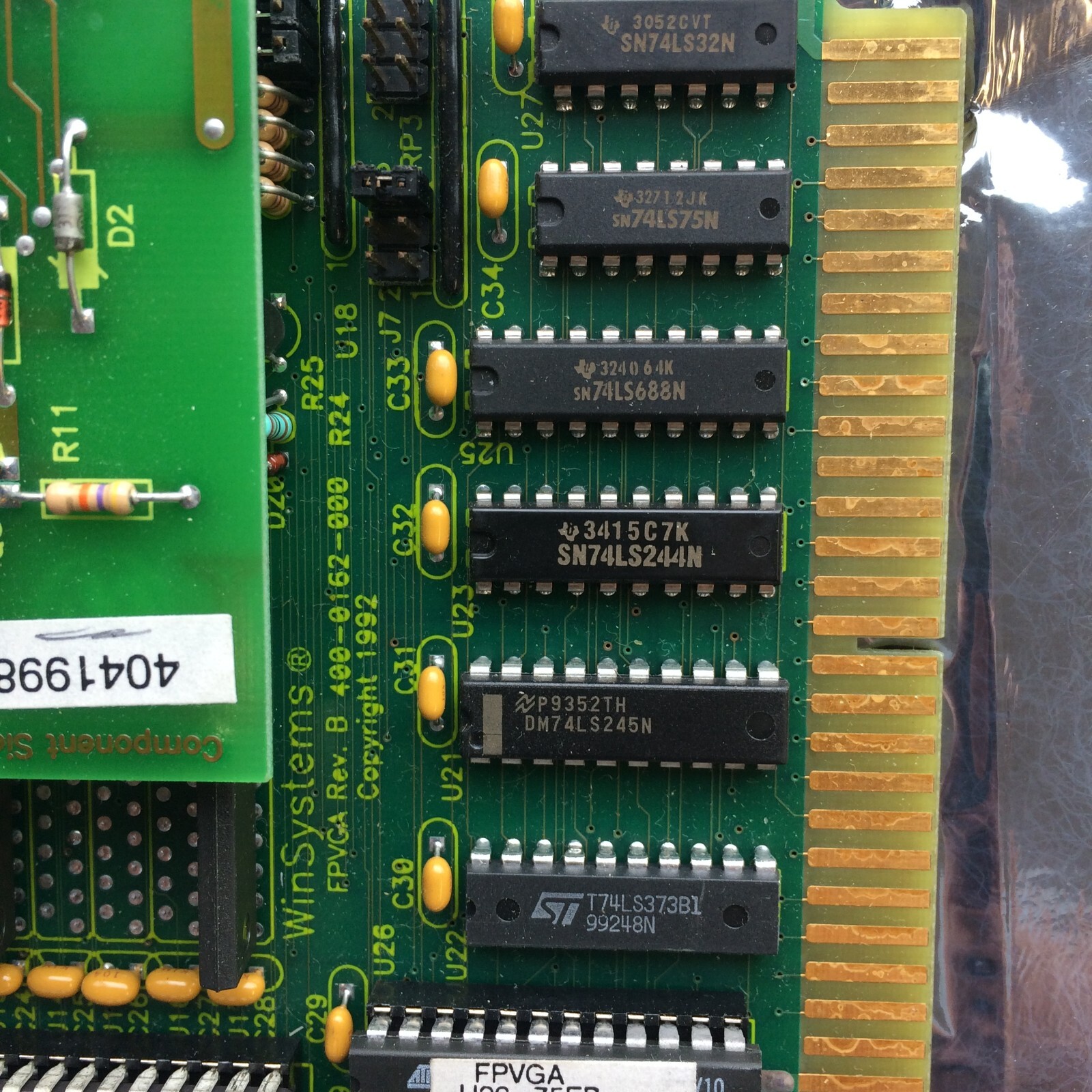 Winsystems For SHARP LM64P722 / LM64P80 Board Panels REV C 400-0163-000 FPVGA