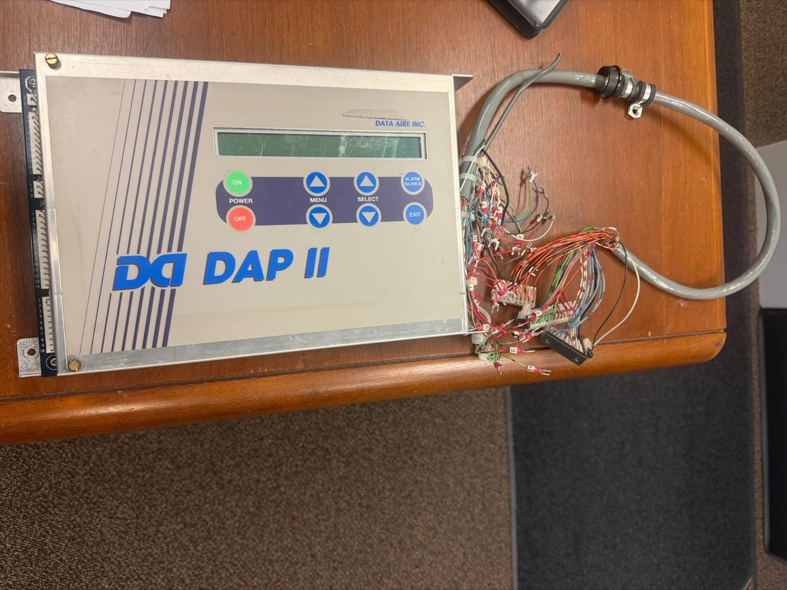 Data Aire Inc. DAP II Alarm Processor Control Interface 160-300-080 Rev E