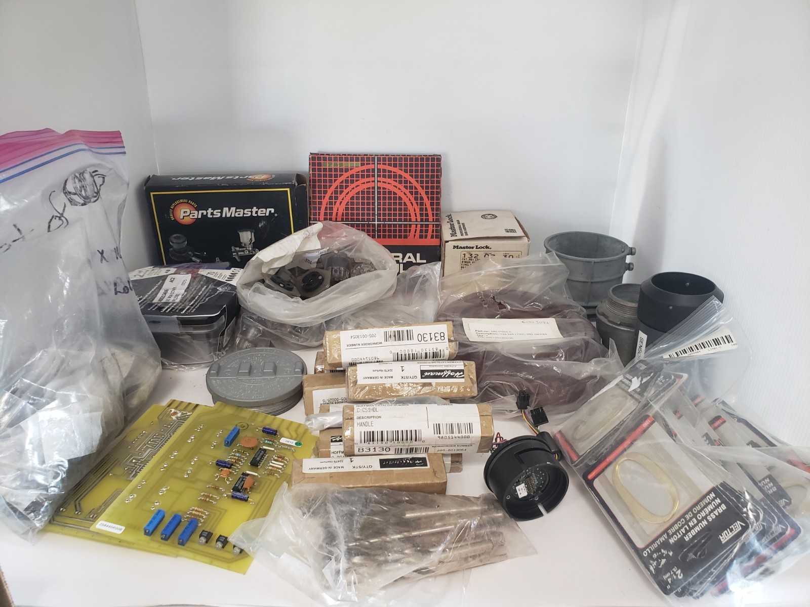 LARGE ASST. PARTS MASTER, FEDERAL, MASTER LOCK, HOFFMANN, T&B & OTHER INDUSTRIAL
