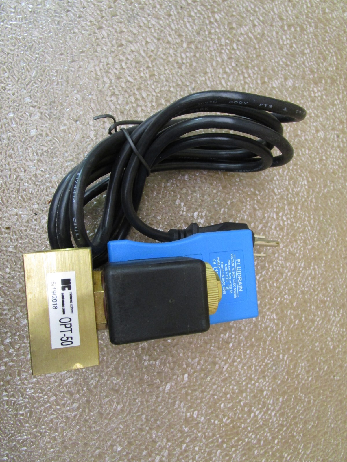 New Open Box Midwest Control OPT-50 1/2″ NPT/115VAC/230PSI 51772HM