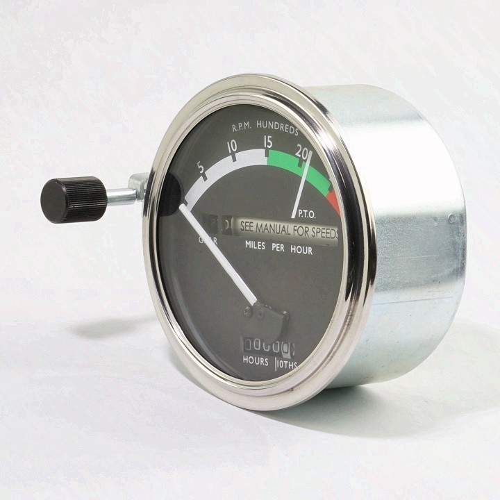 John Deere 2510 2520 3020 Tachometer White Needle 1968 Up Replacement