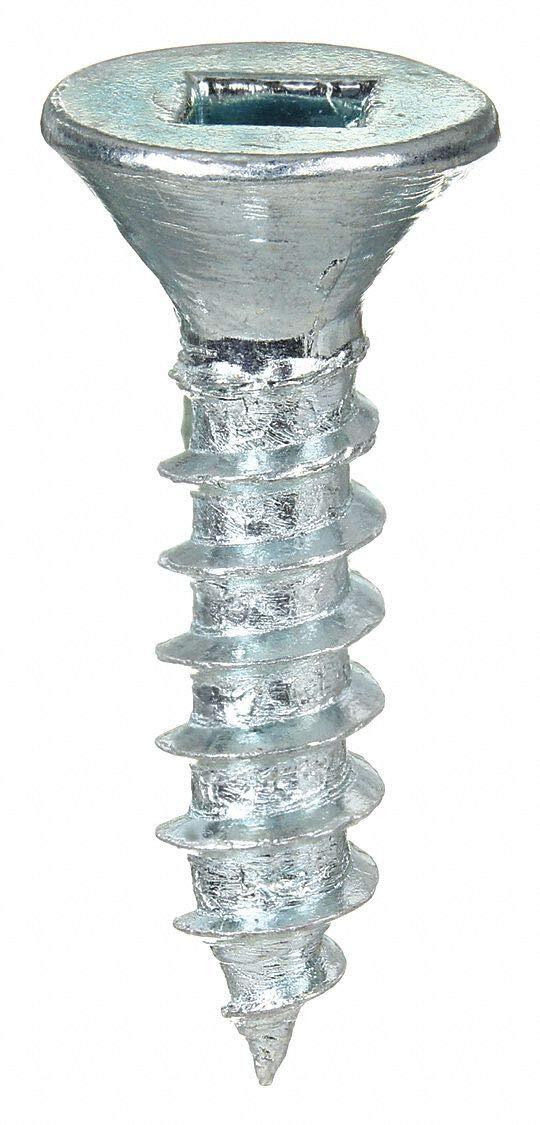 4 x 3/4″ Square Flat Head Steel Wood Screws 100 pk.