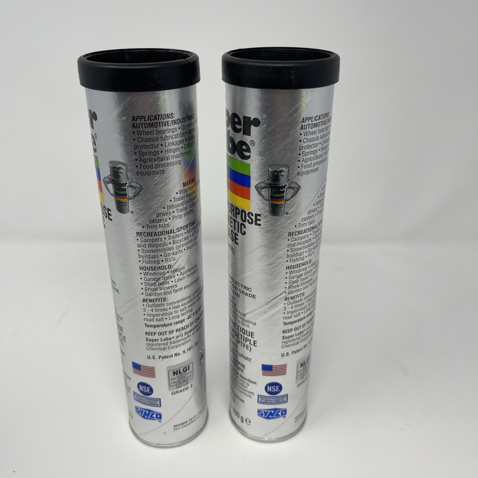 41150 Synthetic Multi-Purpose Grease, 400g, Translucent White Color, 2 Pack