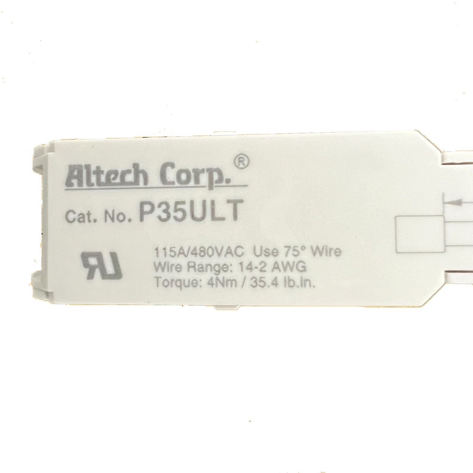 Altech Corp. P35ULT Power Feed Lug (Pack Of 3) New