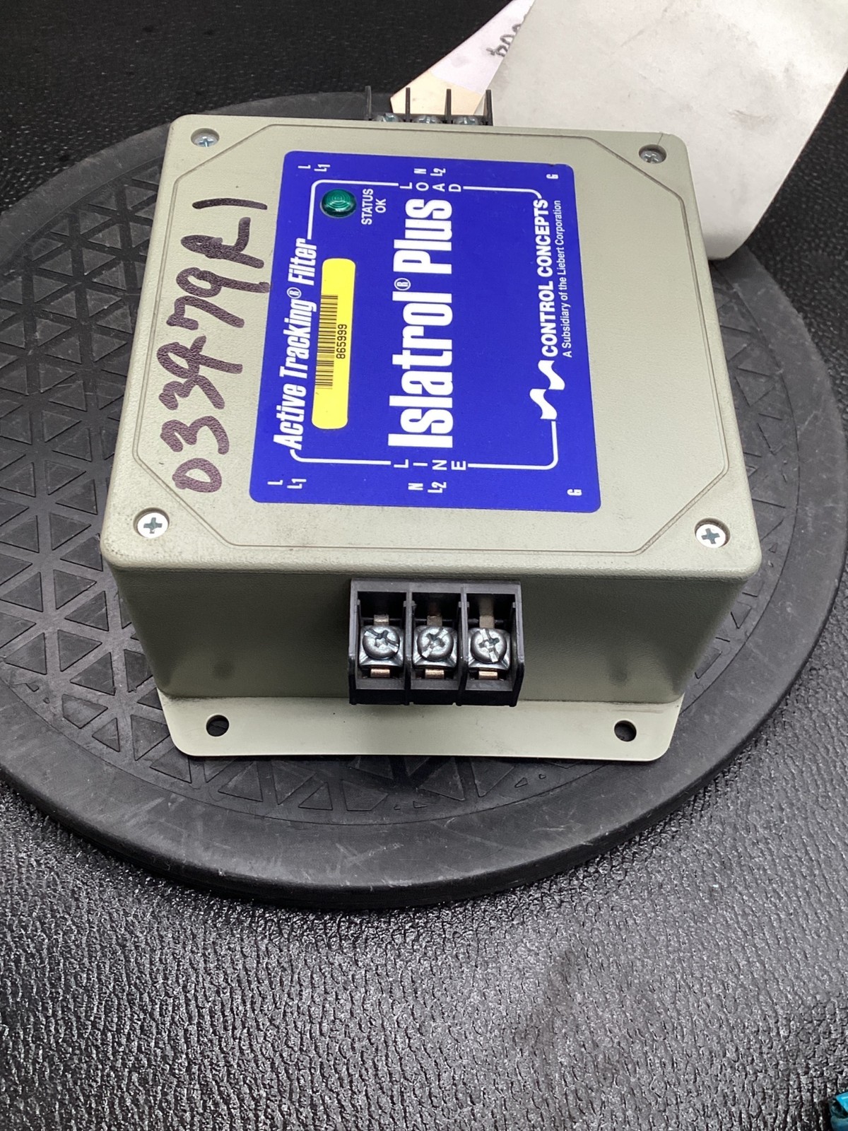CONTROL CONCEPTS IC+107 Islatrol Plus Active Tracking Filter 120V 7.5A USED