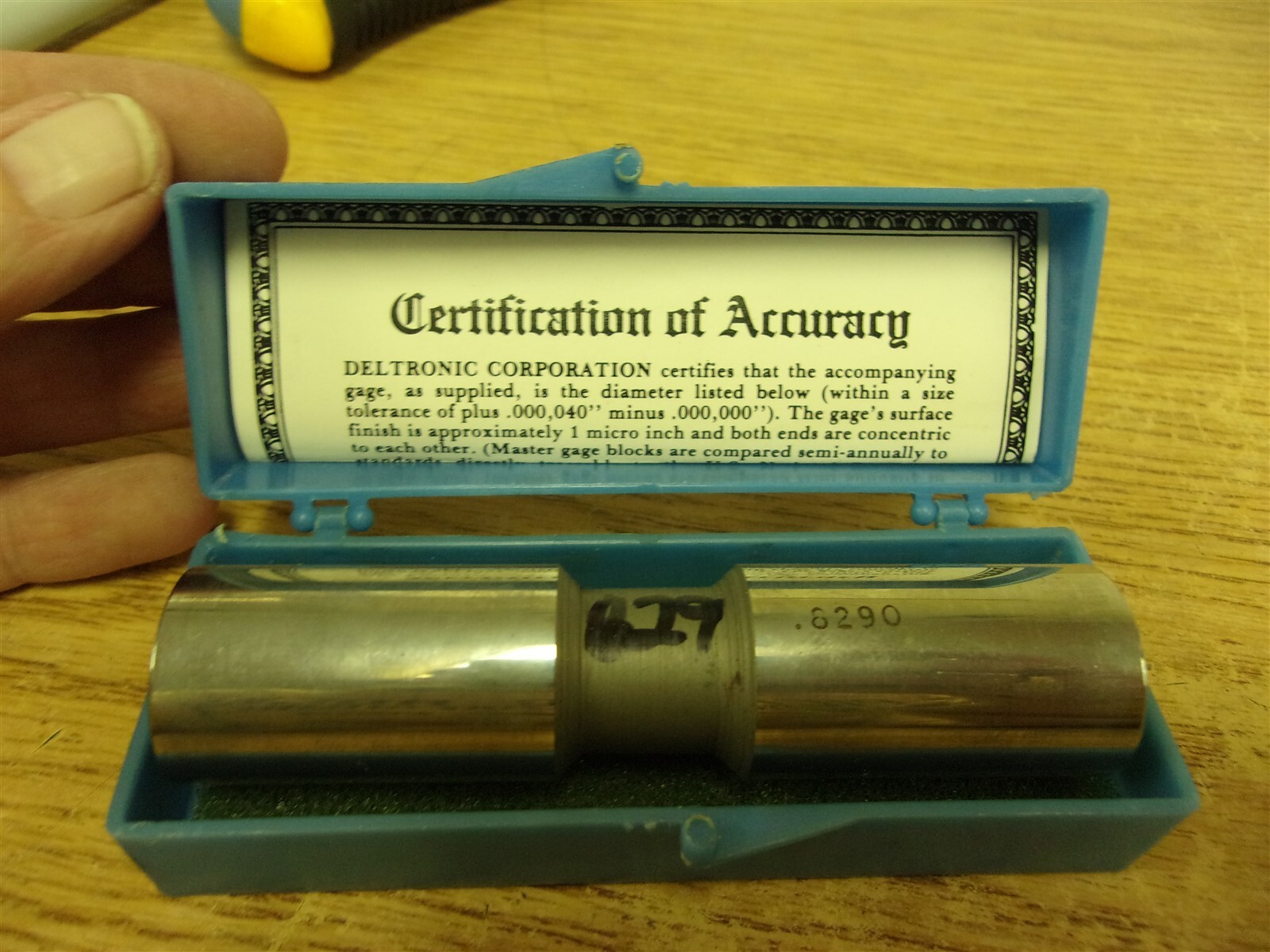 NEW Deltronic Pin Plug Gage Gauge .8290 *FREE SHIPPING*