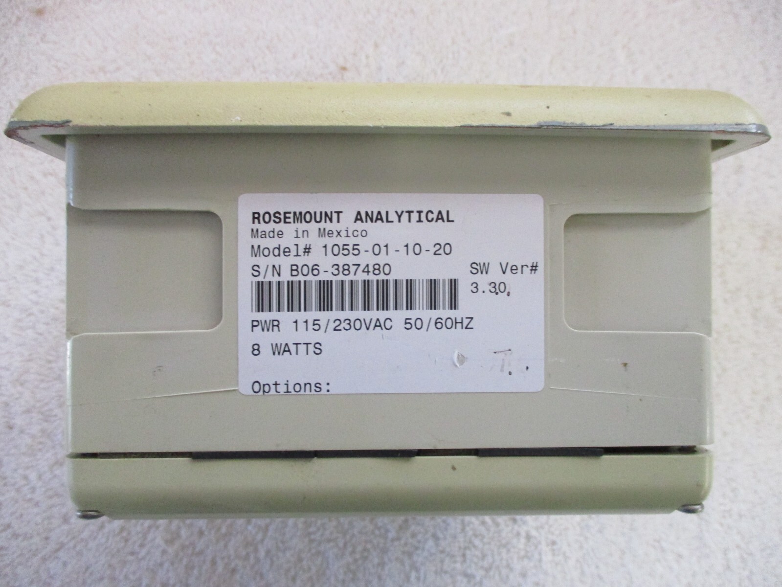 ROSEMOUNT ANALYTICAL Solu Comp II Controller 1055-01-10-20