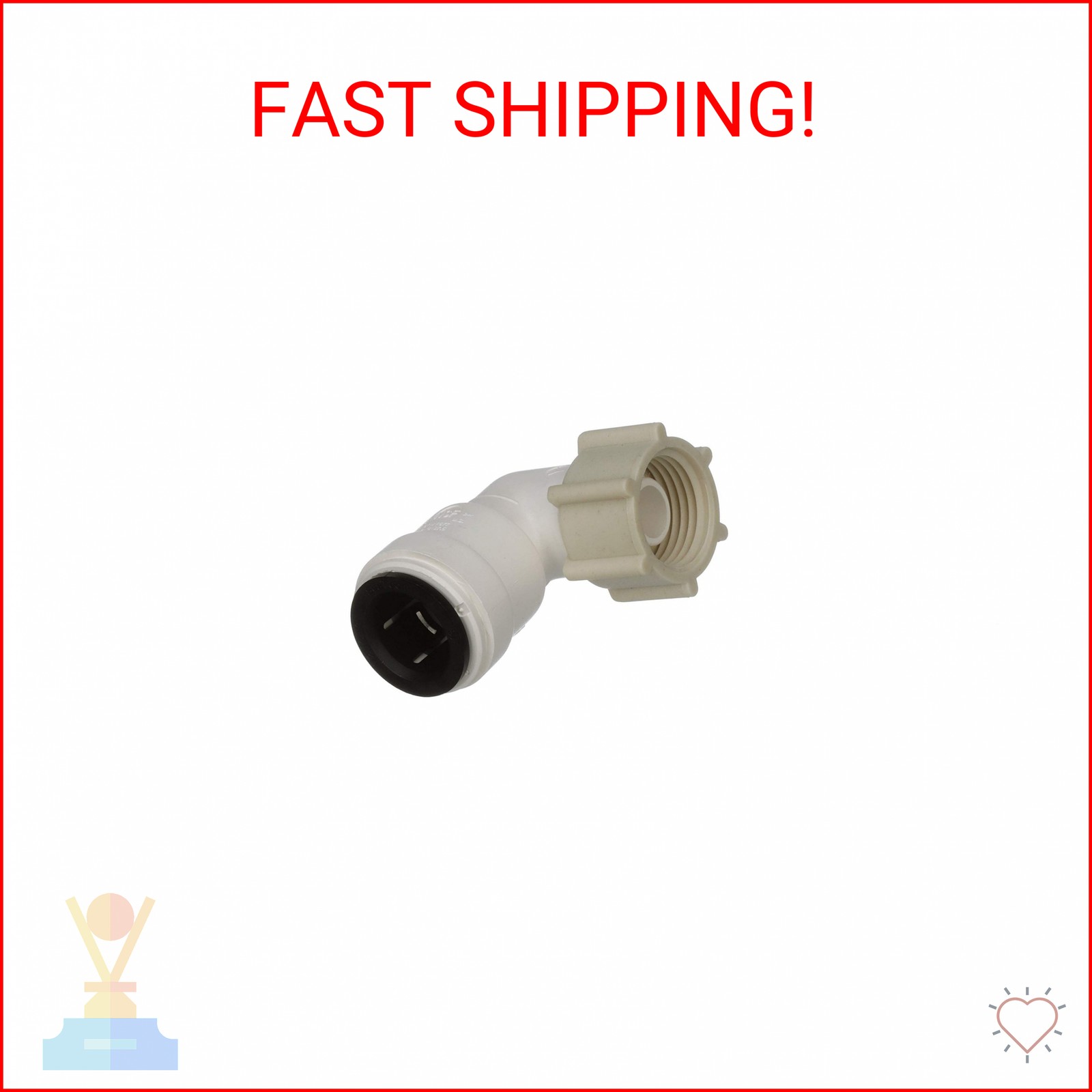 Watts AquaLock 1/2″ CTS x 1/2″ NPS Quick Connect Female Swivel Elbow Connection