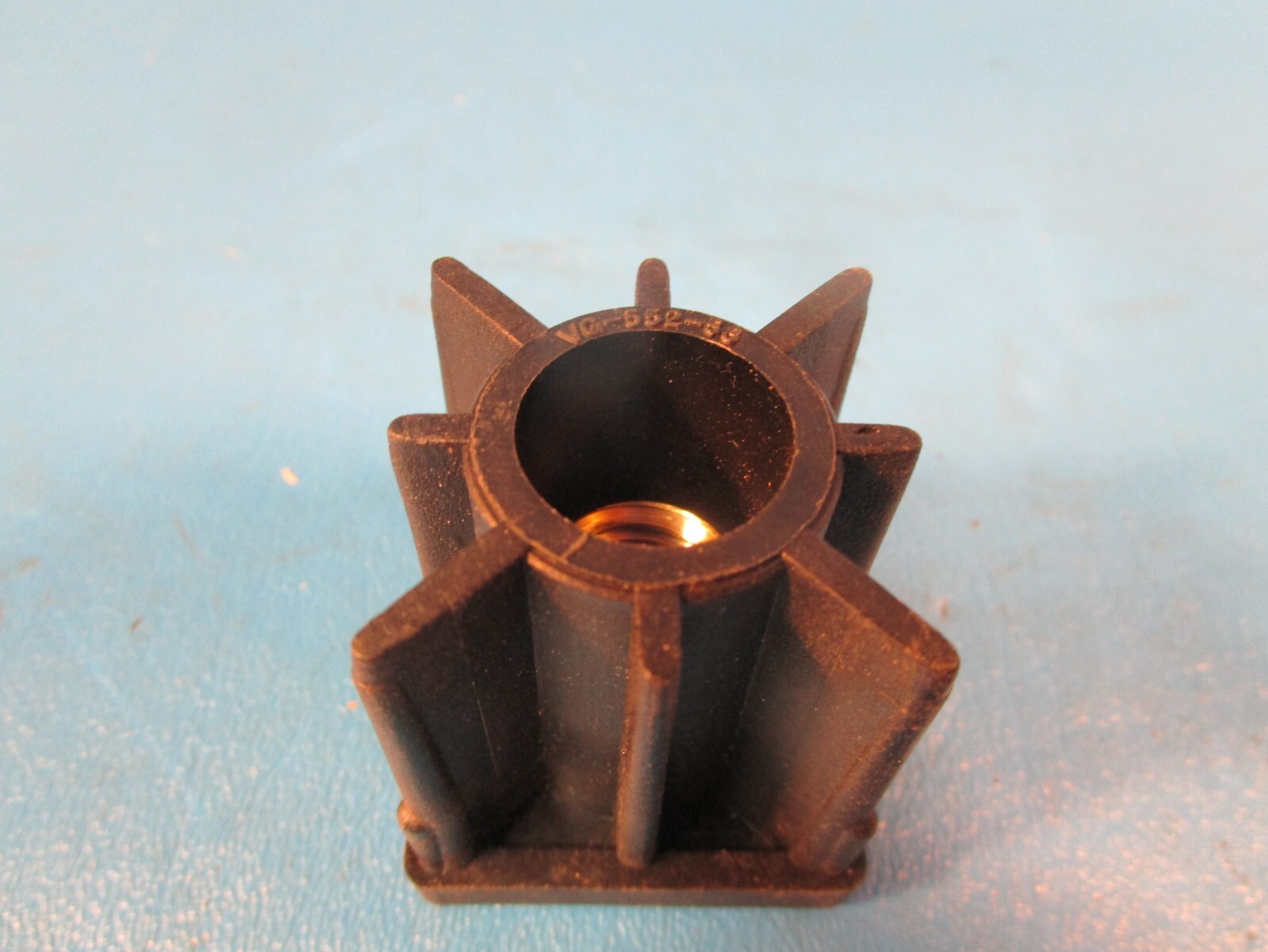 LOT OF 5 Valu-Guide VG-556-B58 Tube End Cap, 5/8-11 Thread,1.5” Square Tube