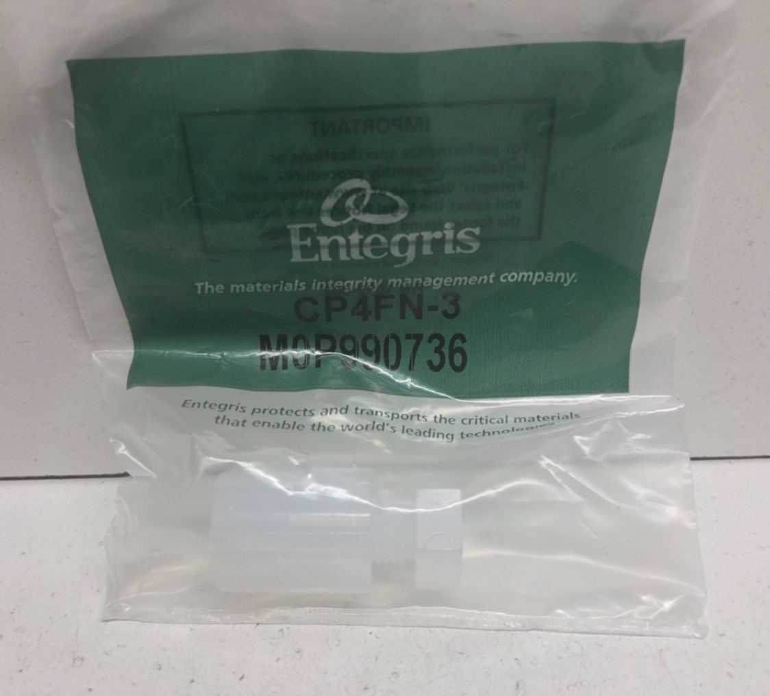 NEW IN BAG! ENTEGRIS 1/4″ TUBE CAP W/ NUT CP4FN-3