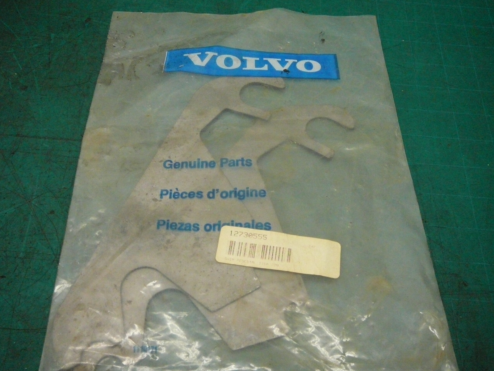 VOLVO CONSTRUCTION EQUIPMENT SHIM PEDESTAL 12730555 11GA 728 ONE PKG OF 2