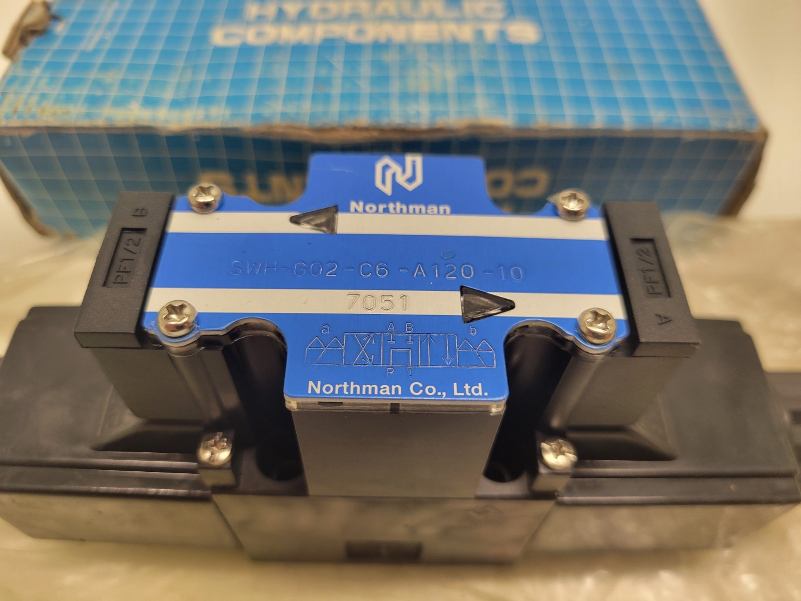 NEW OLD STOCK! NORTHMAN SOLENOID DIRECTIONAL CONTROL VALVE SWH-G02-C6-A120-10