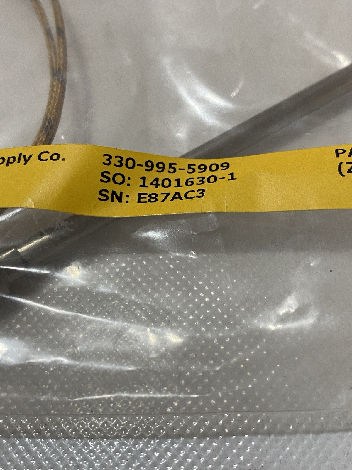 Lot Of 2 MCMASTER J38G-006-00-15-11036-4-Z THERMO COUPLE NSNP Z777