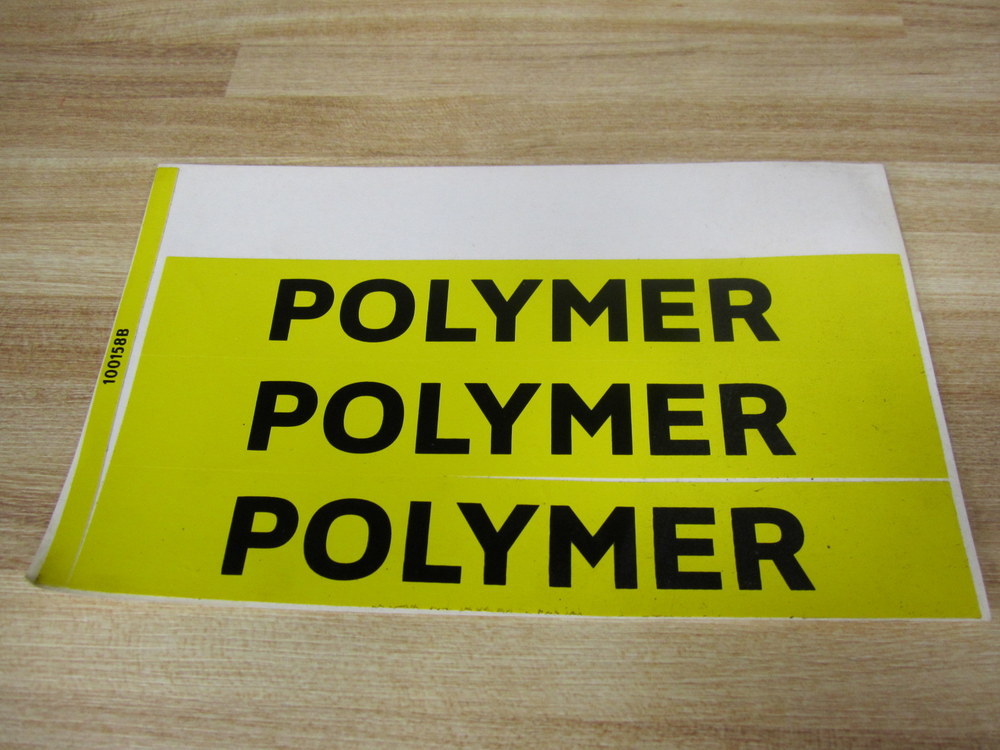 Lab Safety Supply 100158B Polymer Sign Minus 1 Label