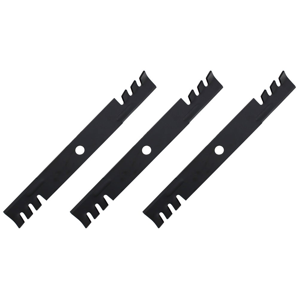 THREE Mulching Mower Blades Fits Exmark 60″ Mower Deck 103-6398 116-5174
