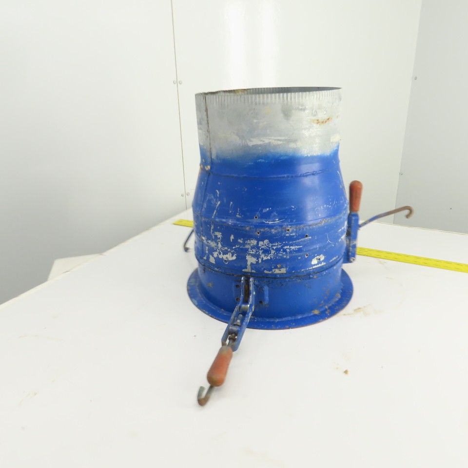12″ x 13-1/2″ Duct Coupling Assembly W/ Destaco Toggle Clamps 18-1/2″ OAL