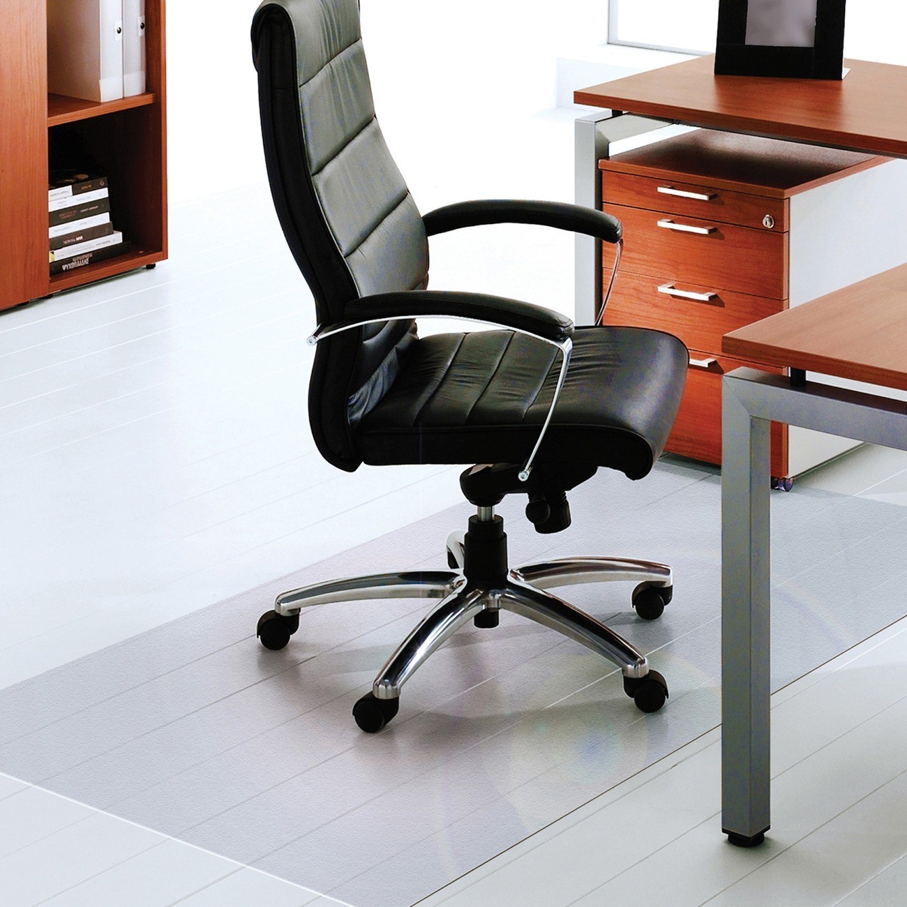 Floortex 1215030019ER Clear Chair Mat 118×60 75 Mil Polycarbonate