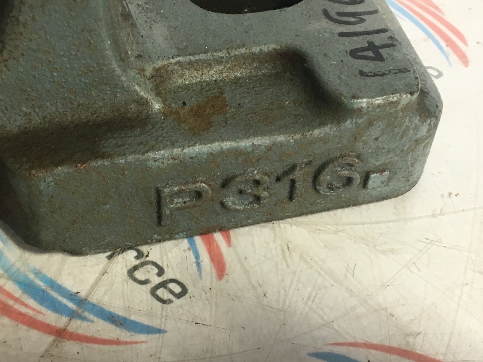 NSK P316 BEARING HOUSING UNIT 2 BOLT FLANGE PILLOW BLOCK