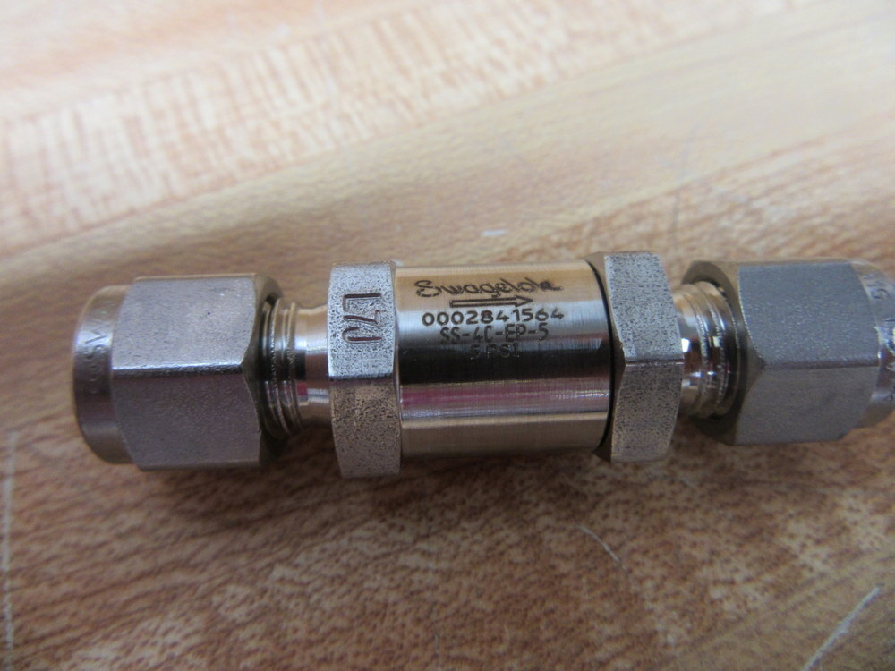 Swagelok SS-4C-EP-5 Check Valve SS4CEP5 (Pack of 3)