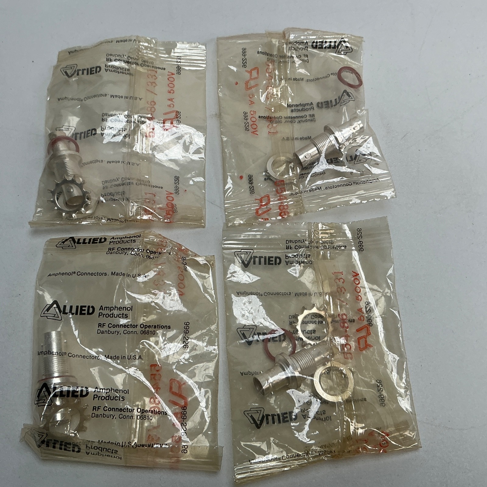 Amphenol Connector Lot of 4 554-86/331 New Sealed