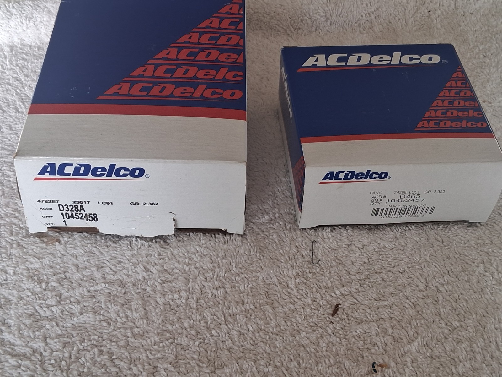 AC Delco D328A Distributor Cap & AC Delco D465 Rotor Chevy GMC 4.3 V6