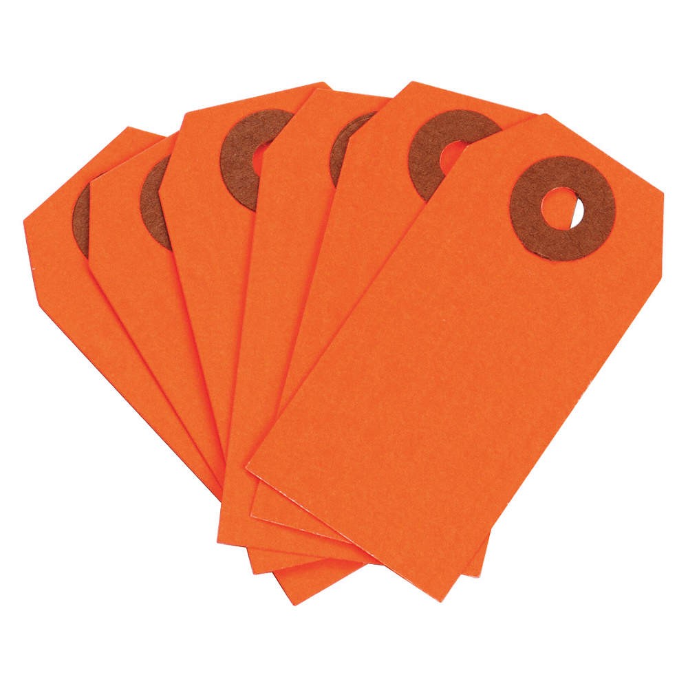 BRADY 102080 Blank Tag,Cardstock,Colored,PK1000 35RZ40