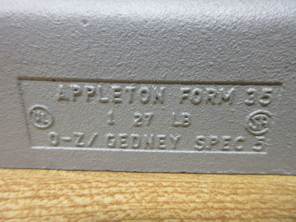 Appleton Form 35 Spec 5 O-Z/Gedney Conduit Body 1-27-LB (Pack of 3)