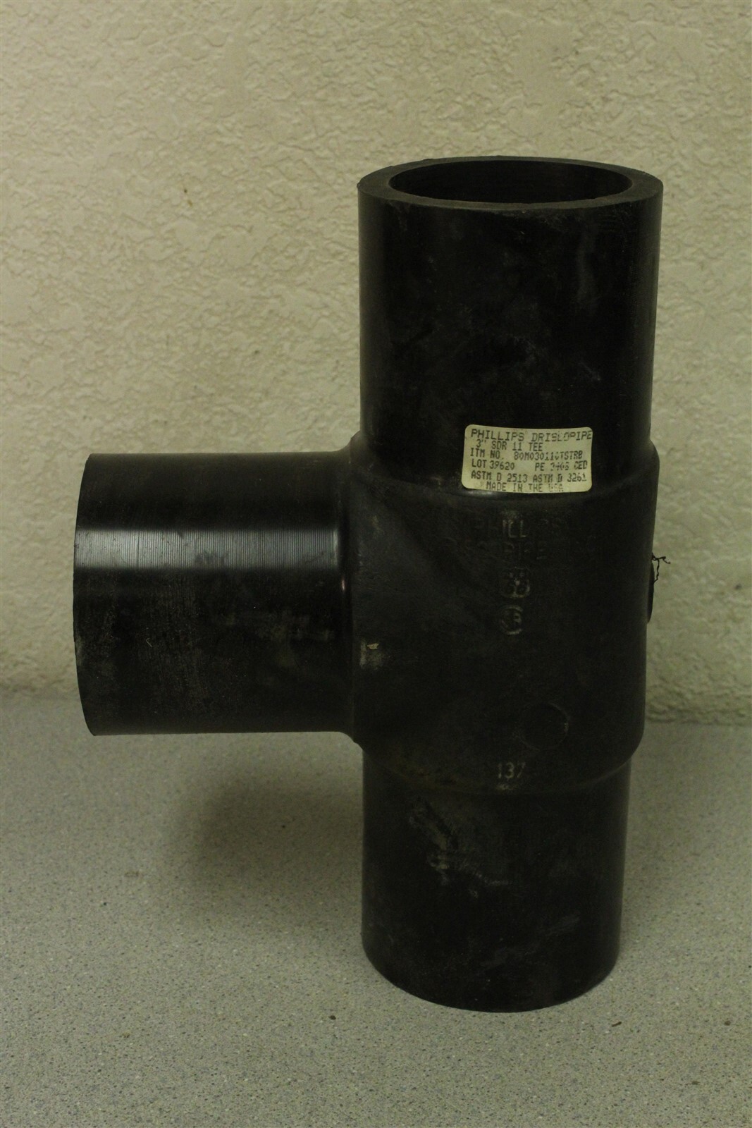 Phillips Driscopipe 3″ SDR11 TEE 80M030110 TSTRB *FREE SHIPPING*