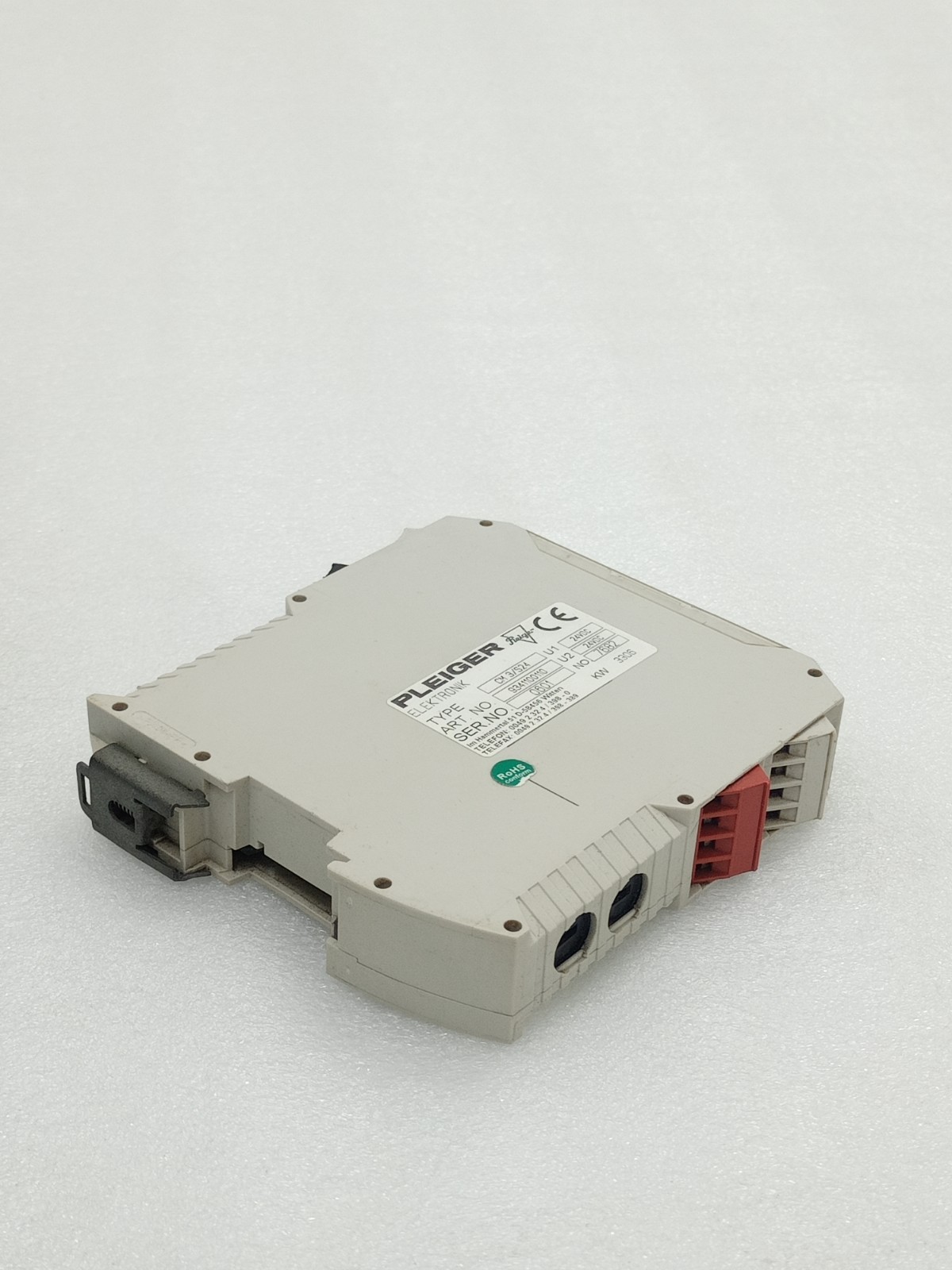 Pleiger CM 3/S24 Control Module 9341100110 / Pleiger Elektronik CM3/S24 / 24Vdc