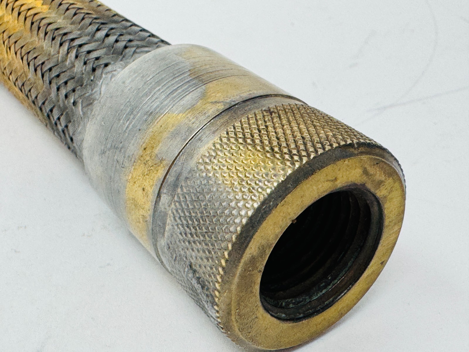 Killark ECF-16 Bronze Flexible Conduit Fitting Coupling ​1/2″ x 6″ Used