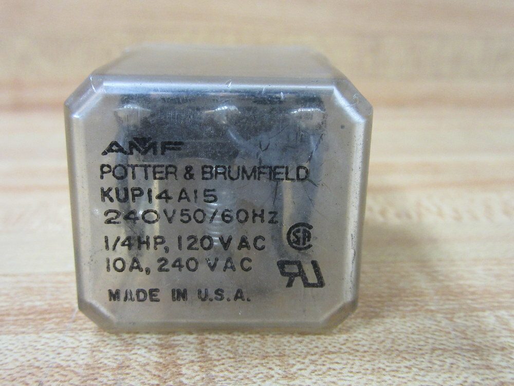 Potter & Brumfield KUP14A15-240V Relay KUP14A15240V (Pack of 2)