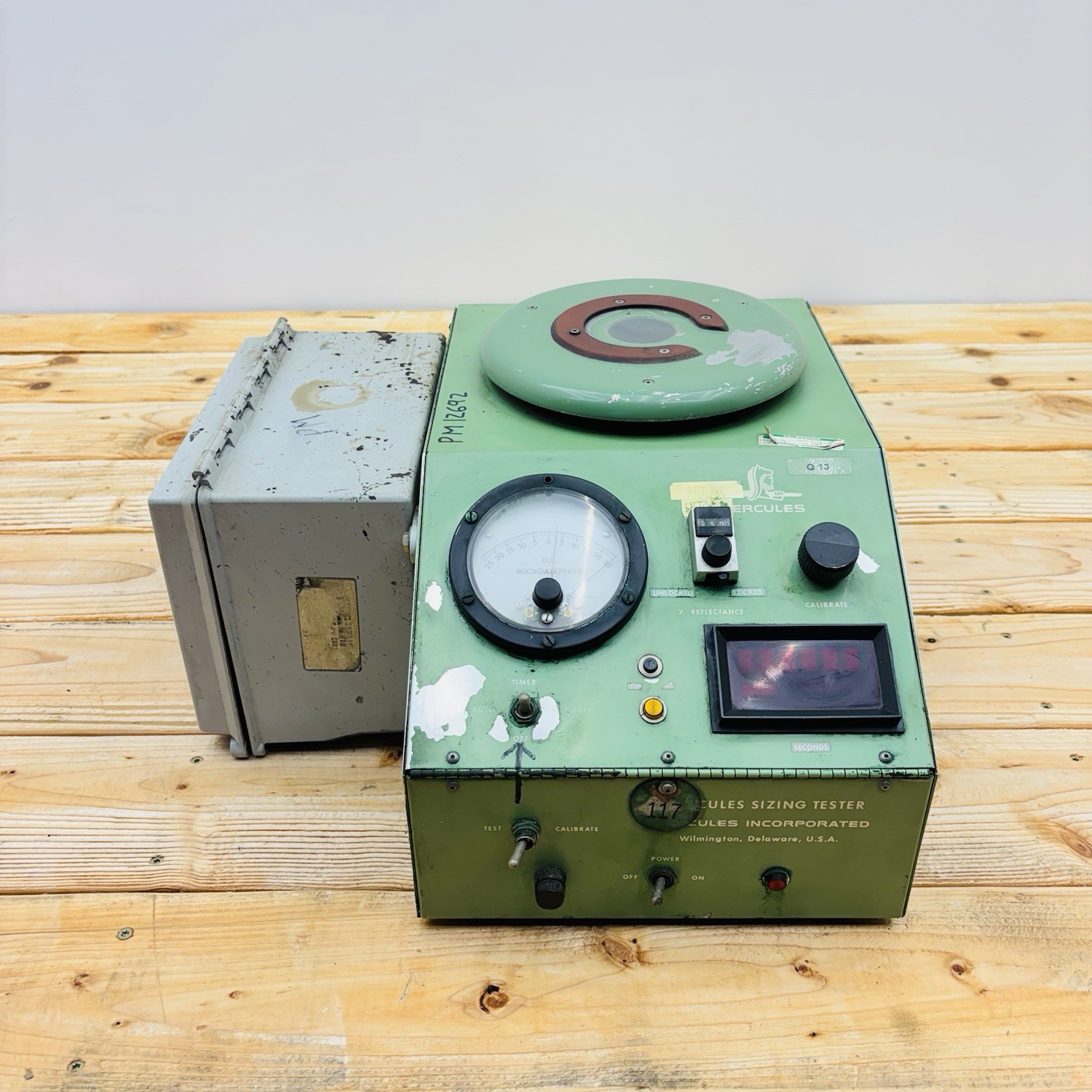 Hercules Model KA Sizing Tester 117V AC 60 Cycle Lab Instrument
