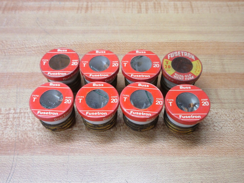 Buss T-20 Bussmann Fuse Cross Ref 3W758 (Pack of 8)