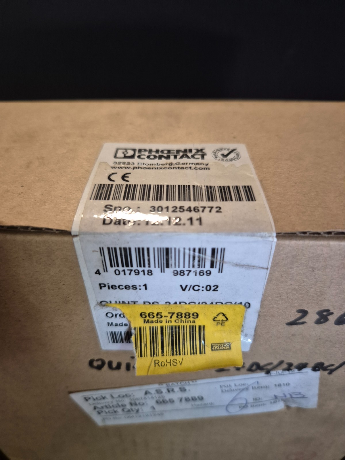 QUINT-PS-24DC/24DC/10 Phoenix Contact 2866378 DC/DC Converter Input: 24VDC