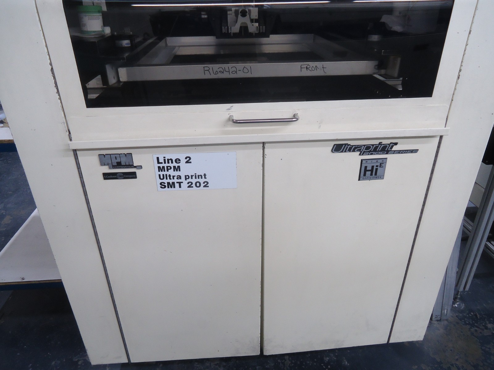 MPM Corp. Cookson Comp. Ultraprint 2000 Series HIe. Model#UP 2000/B, S/N 21430