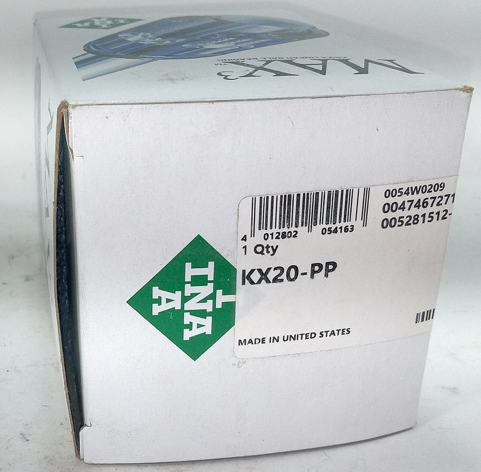 1 NEW INA KX20-PP 012802 054163 LINEAR BEARING NIB ***MAKE OFFER***