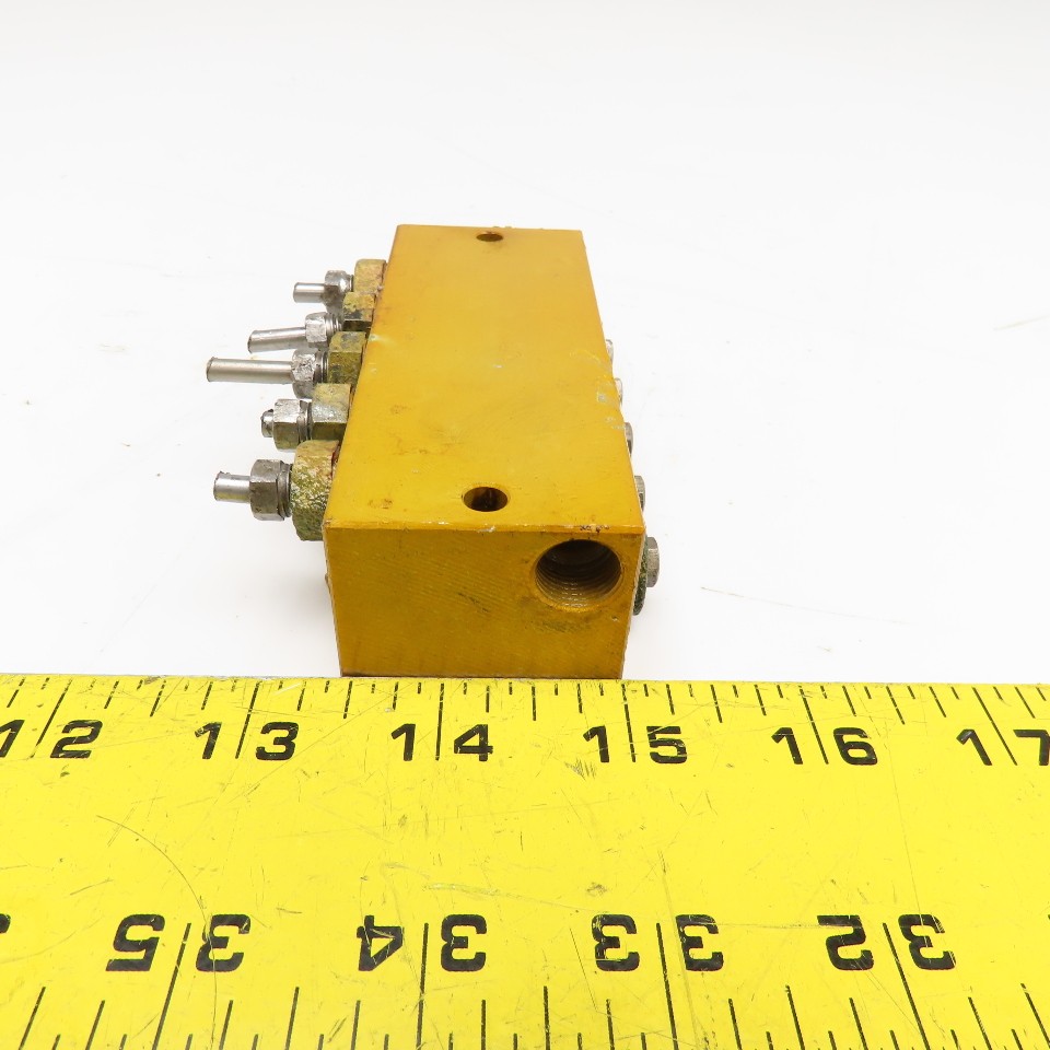 5 Way Lubrication Metering Manifold 1/4″ NPT