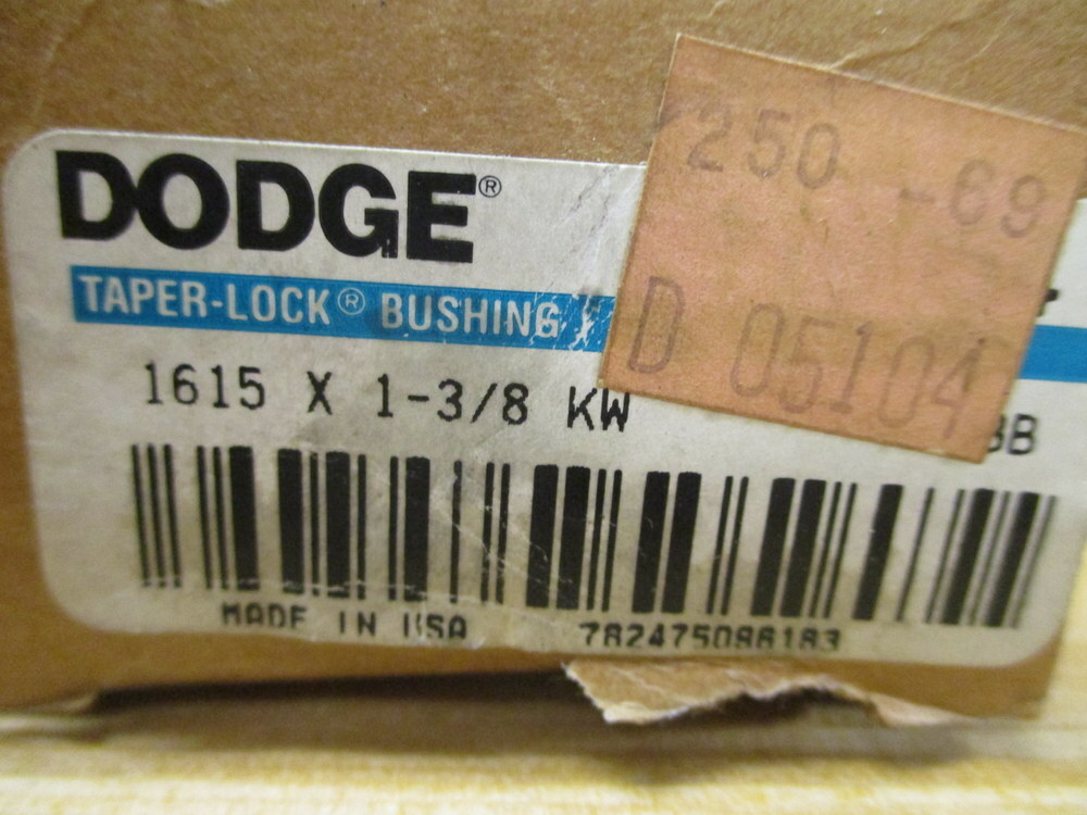 Dodge 1615 X 1-3/8 KW Taper-Lock Bushing 119054 (Pack of 3)