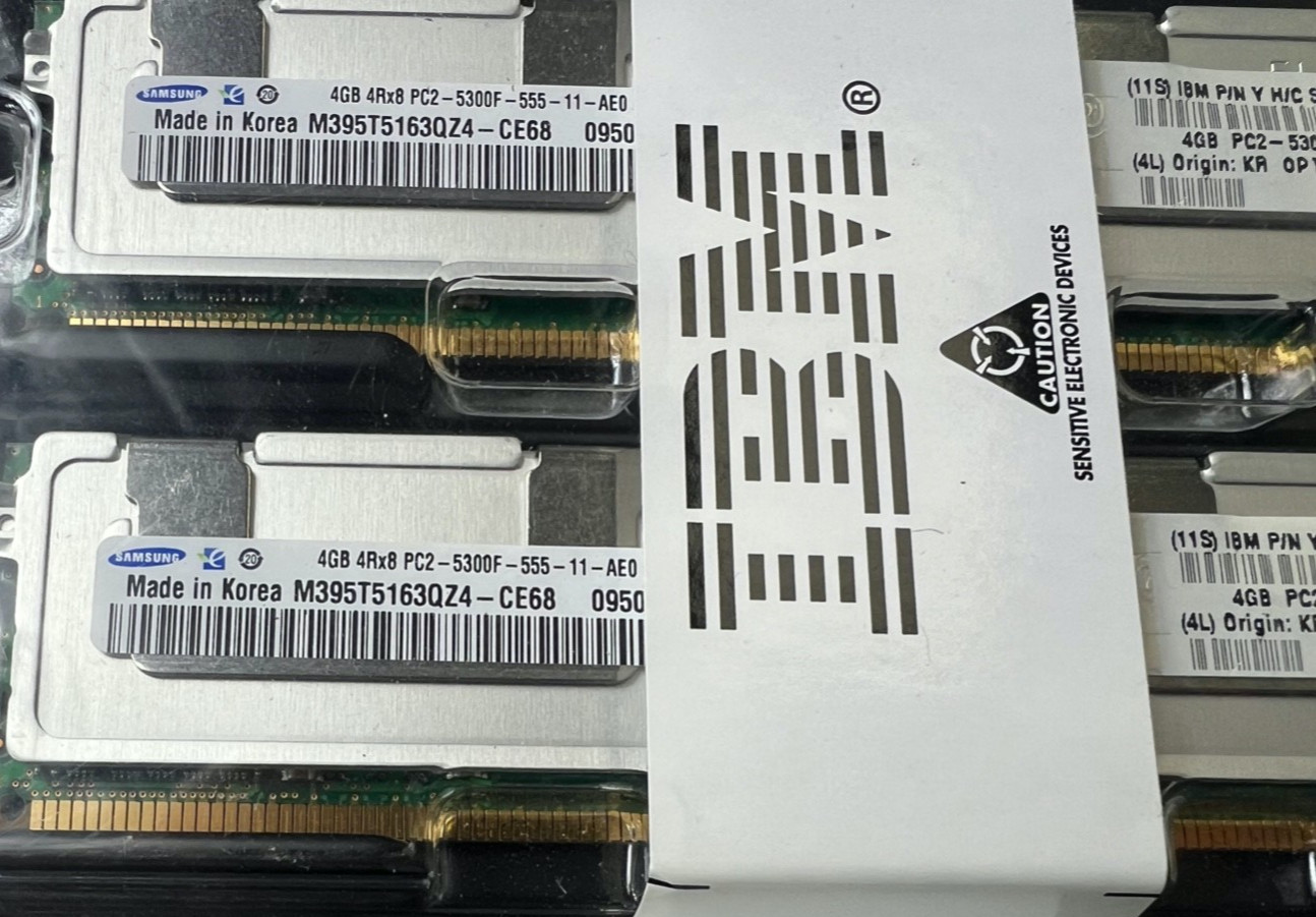 (QTY 4) NEW Samsung 4GB 4Rx8 PC2-5300 M395T5163QZ4-CE68