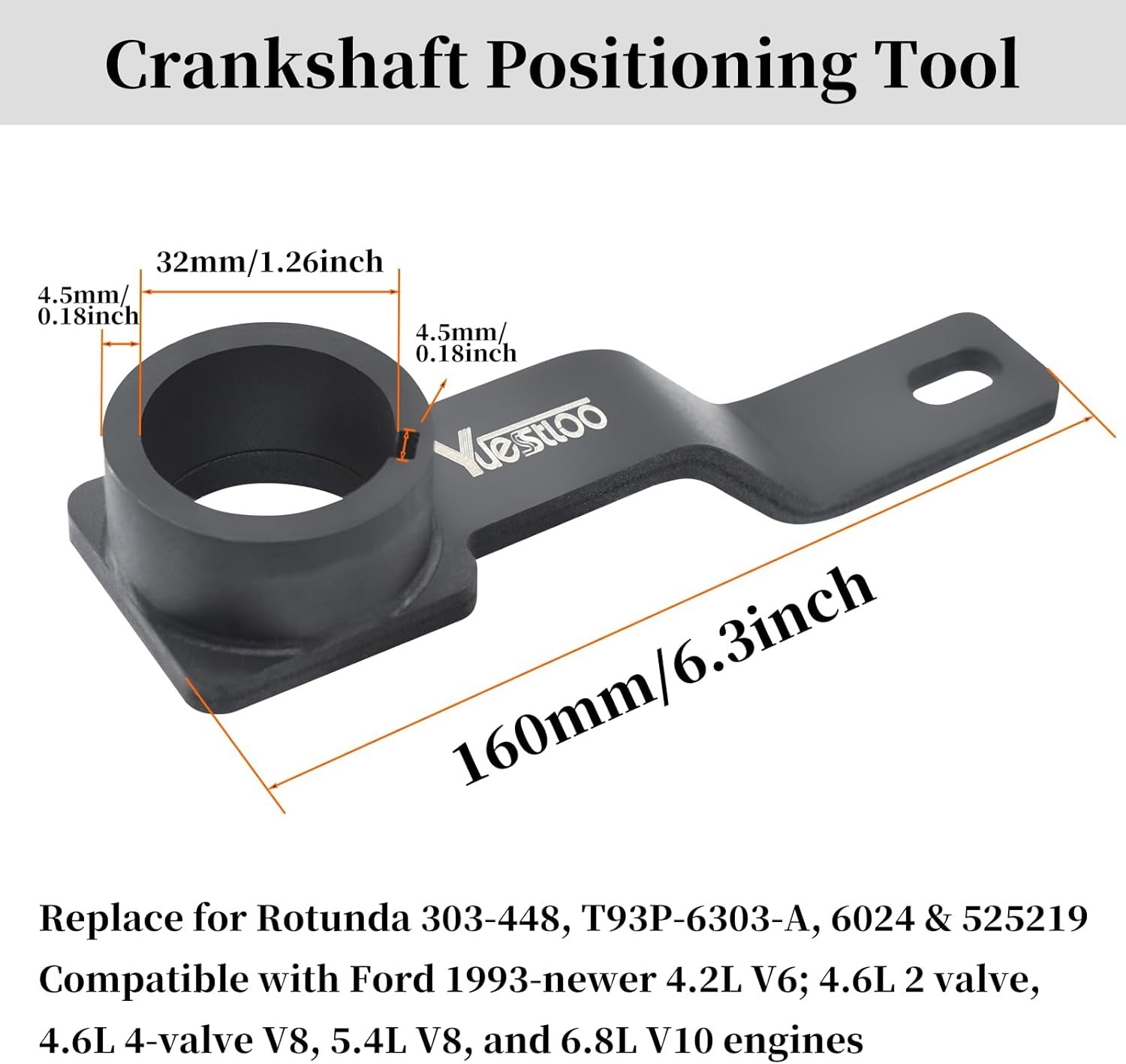 3Pcs Camshaft Timing Tool & Crankshaft Positioning Set for Ford 5.0 Coyote V8 20