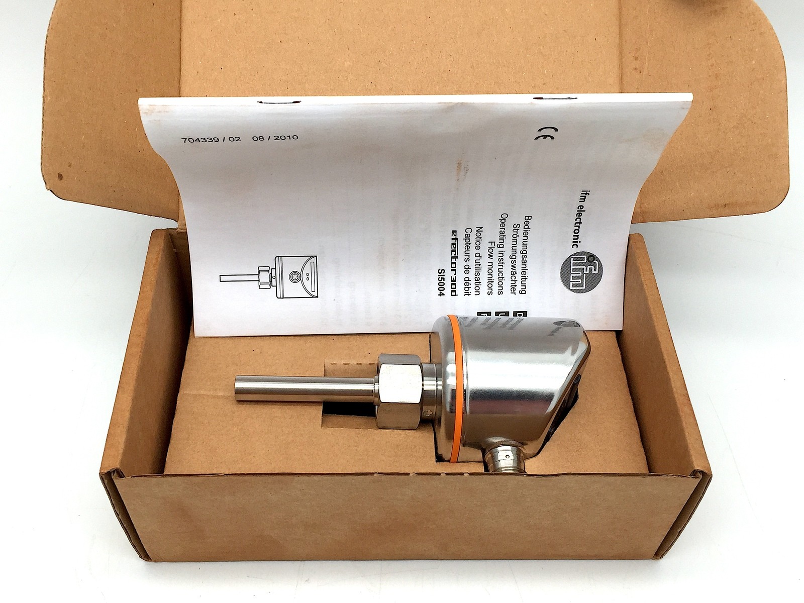 IFM Efector 300 SI5004 Flow Sensor Monitor Meter SID10ADB10OG