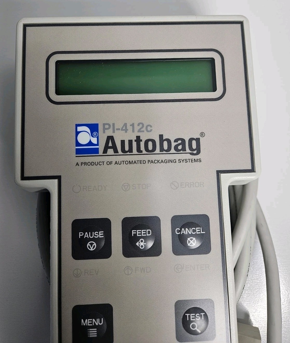 Autobag PI-412C Remote Printer Control 565185B1 Packaging Systems Cable Pendant