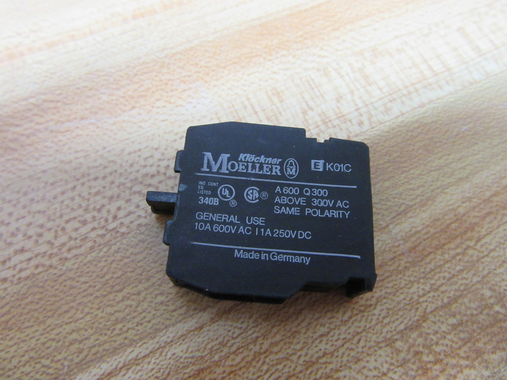 Moeller Klockner EK01C Eaton Contact Block
