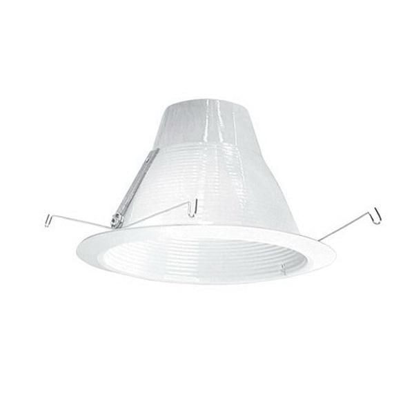 Elite Lighting AF637W-WH 6″ White Baffle Trim