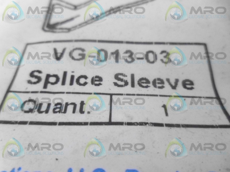 VALUGUIDE VG-013-03 SPLICE SLEEVE NSMP