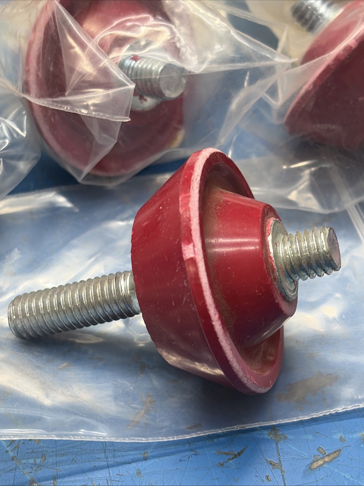 Qty-19 Insul-8 Insulator 8300-M w/ Stainless Steel Stud NNB Fast 🇺🇸 Shipping
