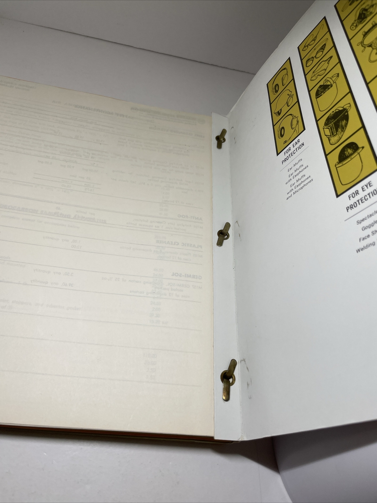 Safety First Supply Book and First Aid Business Supplies Vintage Booklet Advert