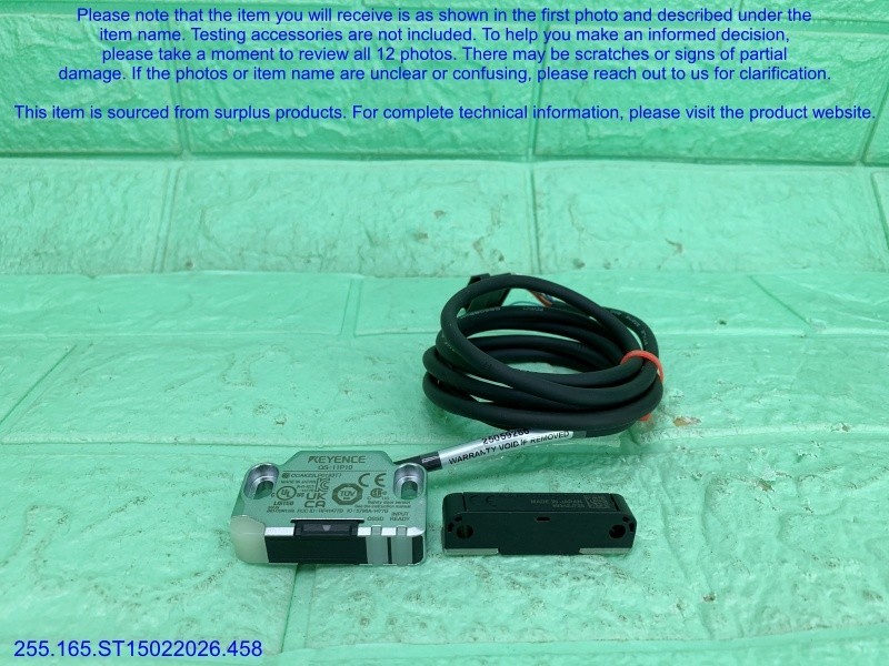 Keyence GS-11P10 Safety Interlock Switch as in photos, sn:9286, DHL
